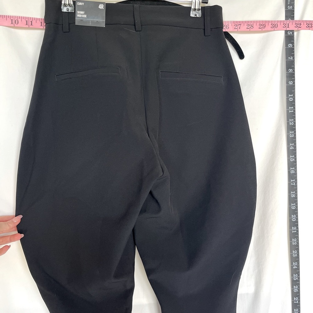 NWT Express trouser skinny pants high rise curvy black stretchy